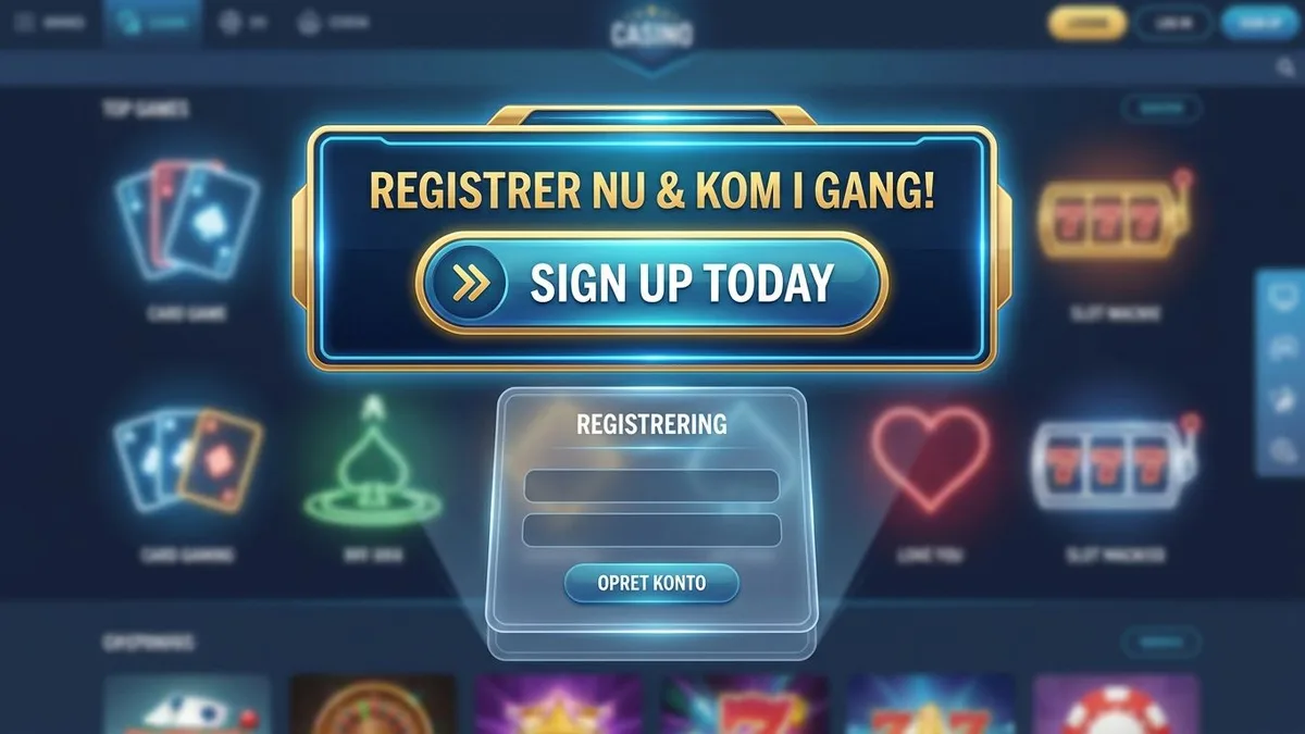 Registrering med bonus